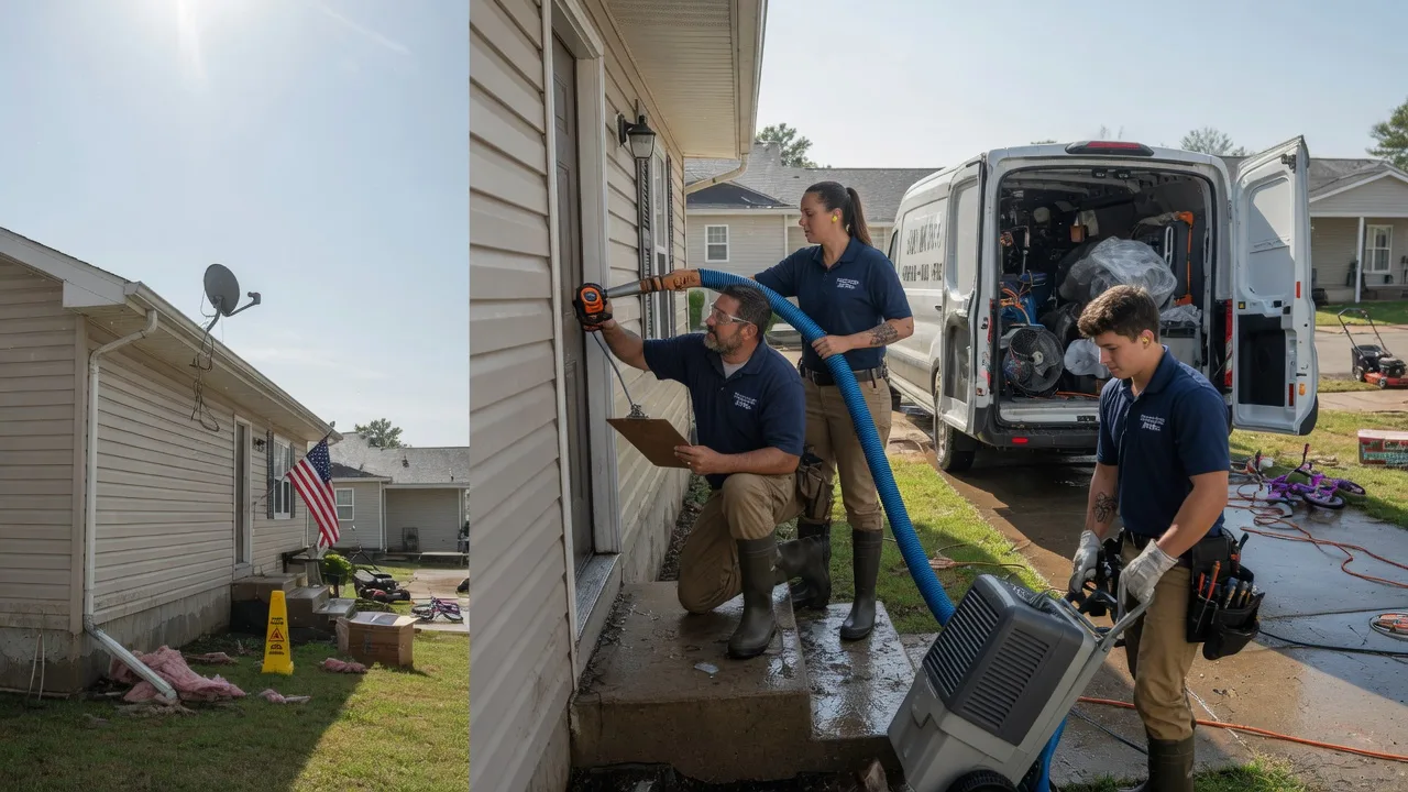 Ceiling Water Damage Restoration in Russell, KY near me